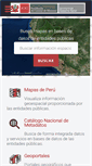 Mobile Screenshot of geoidep.gob.pe